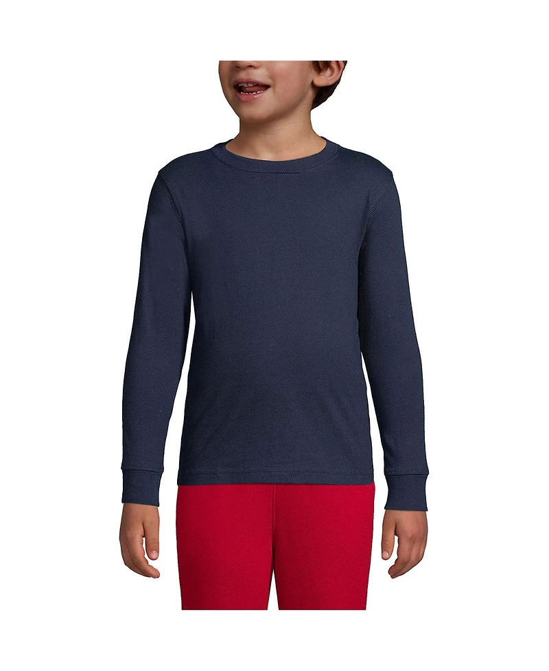 Lands' End Boys Long Sleeve Essential T-shirt
