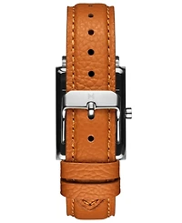 Mvmt Women's Quartz Signature Square Tan Leather Watch 24mm