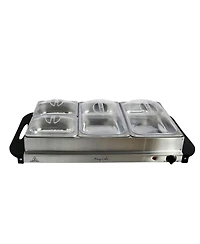 MegaChef 3 Section Buffet Server Food Warmer