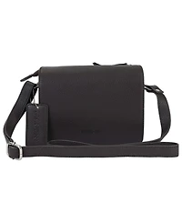 Mancini Pebble Leather Connie Crossbody Handbag