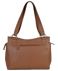 Mancini Pebble Kelsea Leather Shoulder Bag