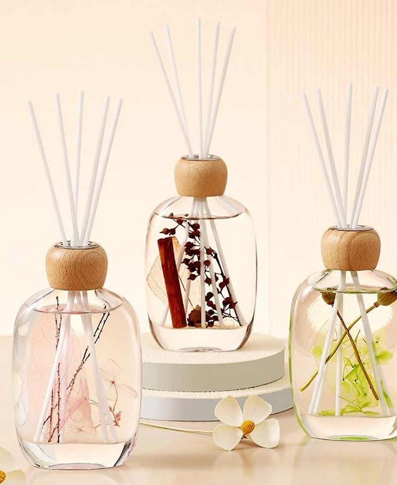 Vivience Preserved Flower Reed Diffuser, Lily of the Valley Scent