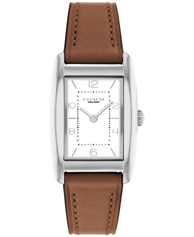Coach Women's Reese Saddle Leather Watch 24mm