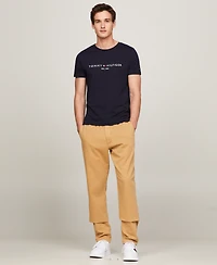 Tommy Hilfiger Men's Embroidered Logo Regular-Fit Crewneck T-Shirt