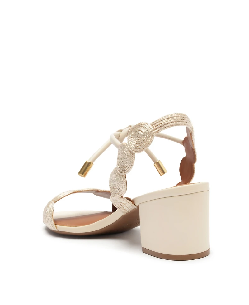 Arezzo Women's Melina Mid Block Sandals