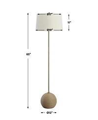 Uttermost 65" Captiva Floor Lamp,