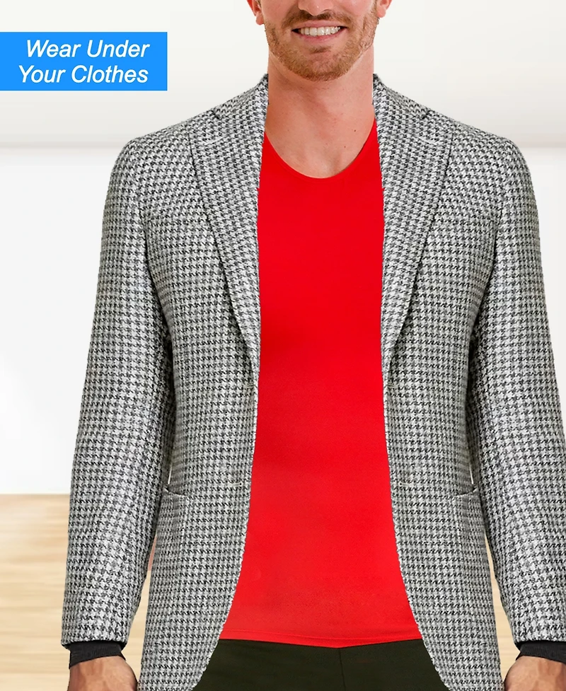 Instaslim Men's Compression Activewear Short Sleeve Crewneck T-shirt