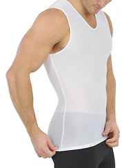 Instaslim Men's Big & Tall Power Mesh Compression Sleeveless V-Neck Shirt