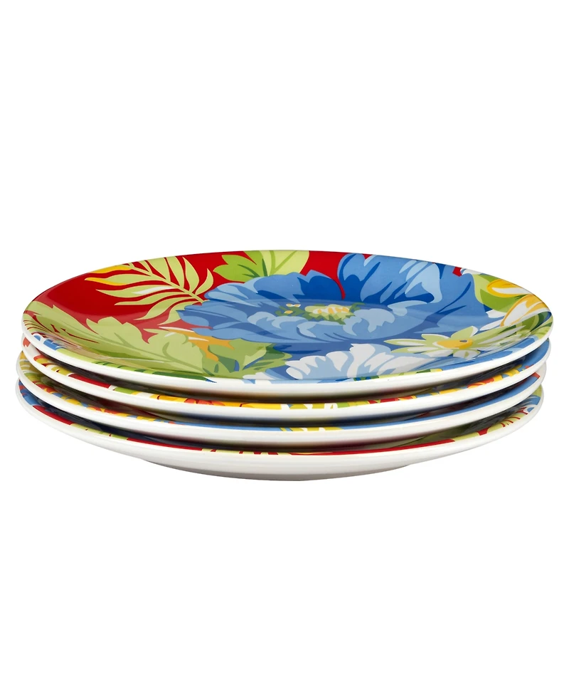 Certified International Blossom Set of 4 Salad Plates