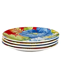 Certified International Blossom Set of 4 Salad Plates
