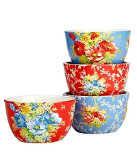 Certified International Blossom Set of 4 Ice Cream Bowls