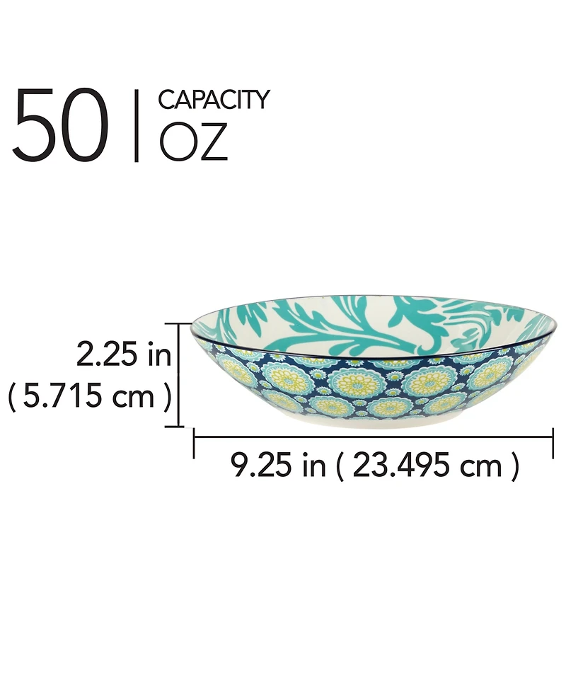 Certified International Tapestry Soup/Pasta Bowls, Set of 6