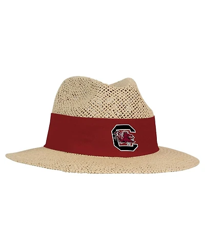 Men's Ahead Tan South Carolina Gamecocks Wellington Gambler Straw Hat