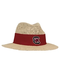 Men's Ahead Tan South Carolina Gamecocks Wellington Gambler Straw Hat