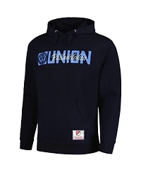 Men's Mitchell & Ness Navy Philadelphia Union 2024 Jersey Hook Snake Pullover Hoodie