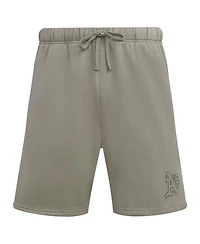 Men's Pro Standard Pewter Oakland Athletics Neutral Fleece Shorts
