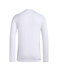 Men's and Women's adidas White Washington Huskies 2024 On-Court Bench Our Moment Long Sleeve T-shirt