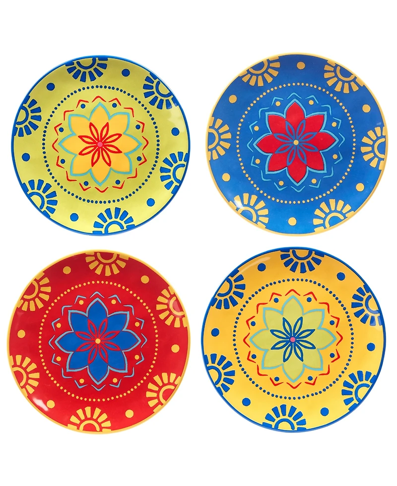 Certified International Spice Love Salad Plates Set of 4