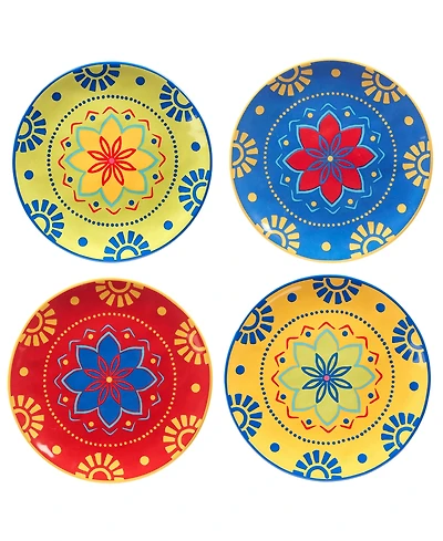 Certified International Spice Love Salad Plates Set of 4