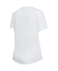 Women's Concepts Sport White, Charcoal Chicago Bulls Sonata T-shirt and Leggings Sleep Set
