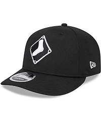 Men's New Era Black Chicago White Sox 2024 Batting Practice Low Profile 9FIFTY Snapback Hat