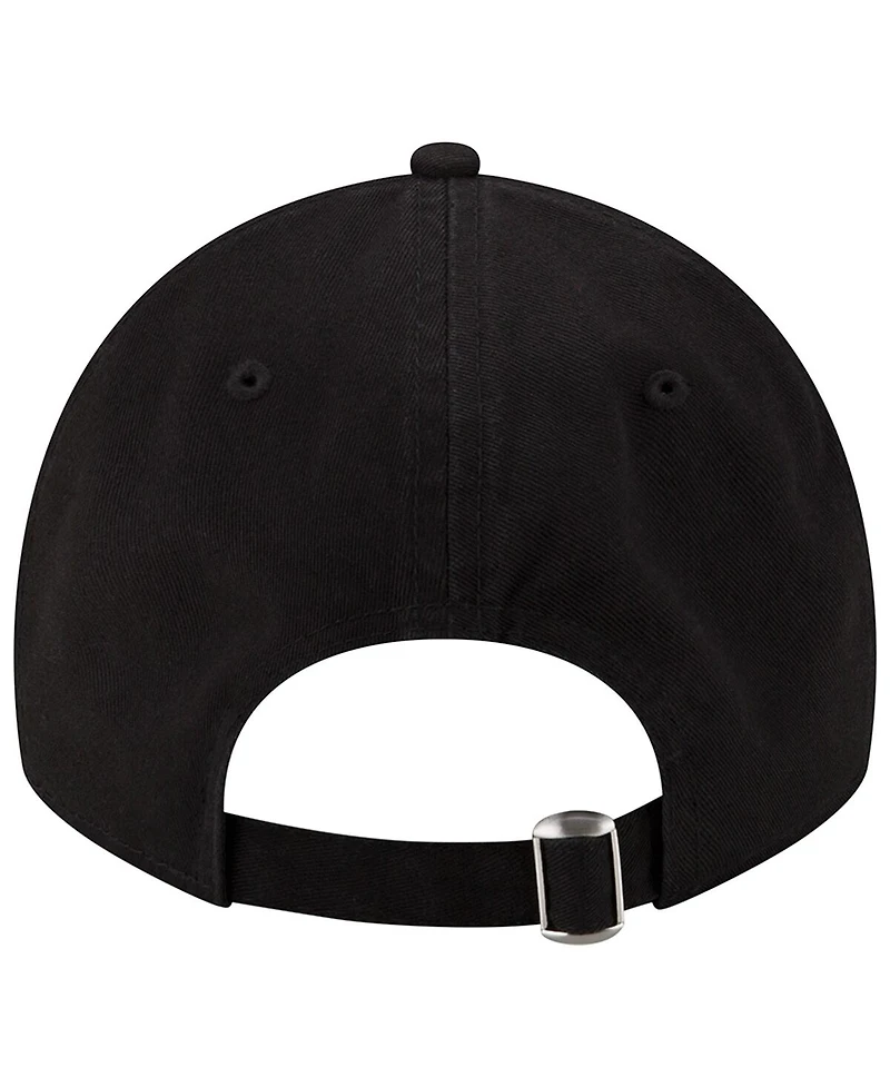 Men's New Era Black Cincinnati Bengals Distinct 9TWENTY Adjustable Hat