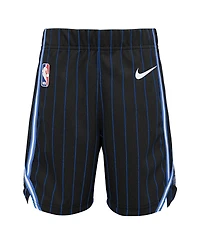 Little Boys and Girls Nike Black Orlando Magic Icon Replica Shorts