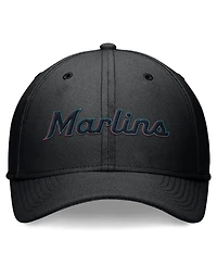 Men's Nike Black Miami Marlins Evergreen Performance Flex Hat