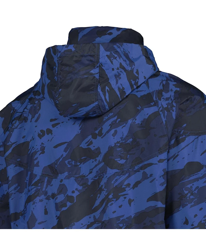 Men's Nike Navy Michigan Wolverines Anorak Half-Zip Jacket