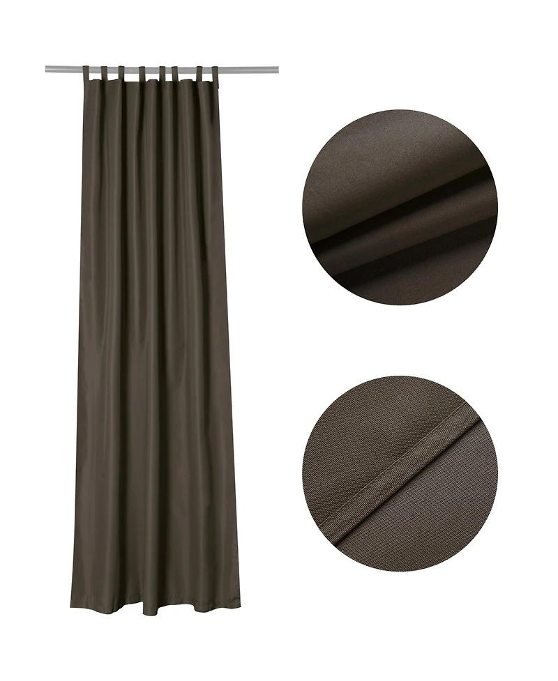 54"x96" Outdoor Curtain Panel Tab Top Drape UV30+ Pergola Porch Garden 4 Pack
