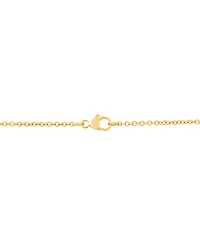 Honora Cultured Ming Pearl (13mm) & Diamond (1/10 ct. t.w.) 20" Lariat Necklace in 14k Gold