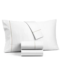 Charter Club Solid Hem 550 Thread Count 100% Cotton 4-Pc. Sheet Set, Full, Exclusively at Macy's
