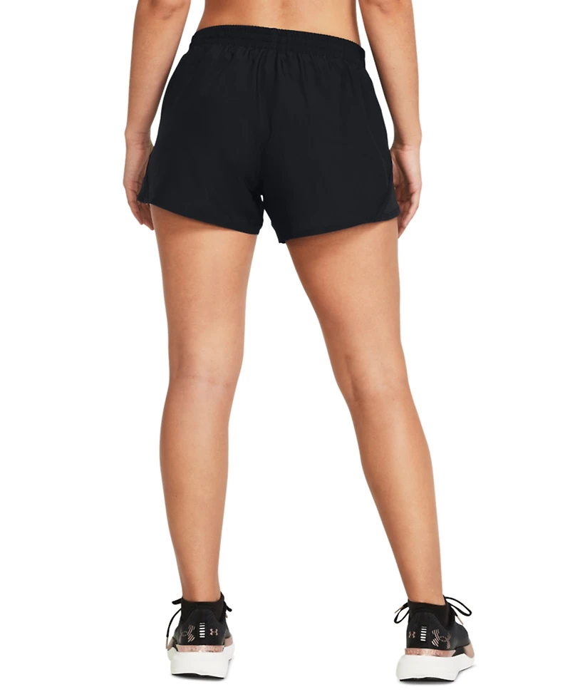 Under Armour Women's Fly By Mesh-Panel Running Shorts