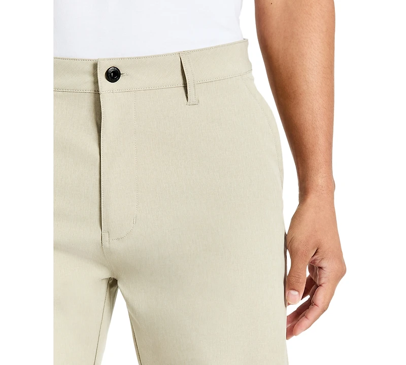 Kenneth Cole Men's Heathered Tech Performance 9" Shorts