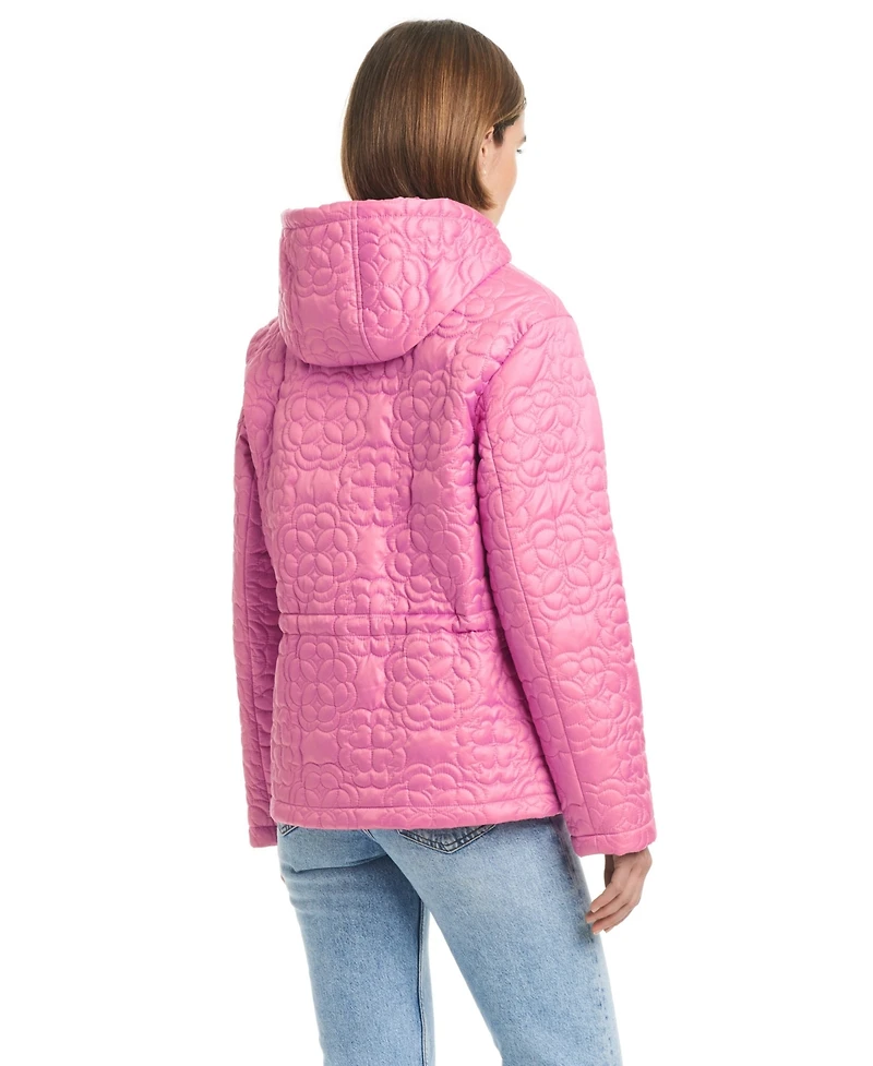 kate spade new york Women's Signature Zip-Front Water-Resistant Quilted Jacket