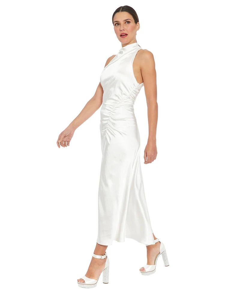 Ivy + Blu Women's Mock-Neck Jersey Sheath Dress