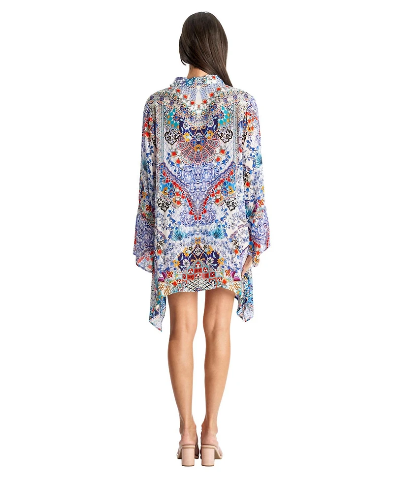 La Moda Clothing Women's Short Overshirt