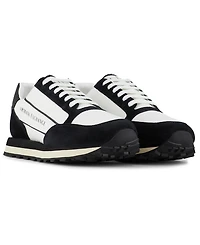 A|X Armani Exchange Men's Suede Logo Sneaker