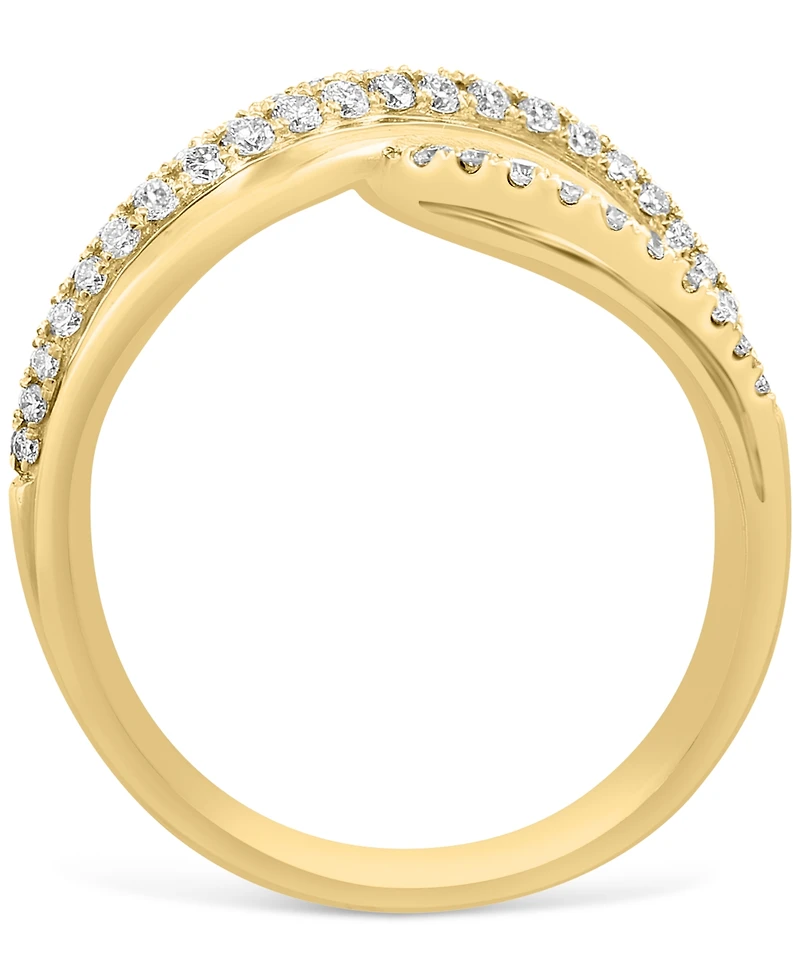 Effy Diamond Crossover Statement Ring (1/2 ct. t.w.) in 14k Gold