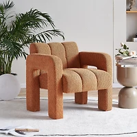 Simplie Fun 31.10" Wide Boucle Upholstered Accent Chair