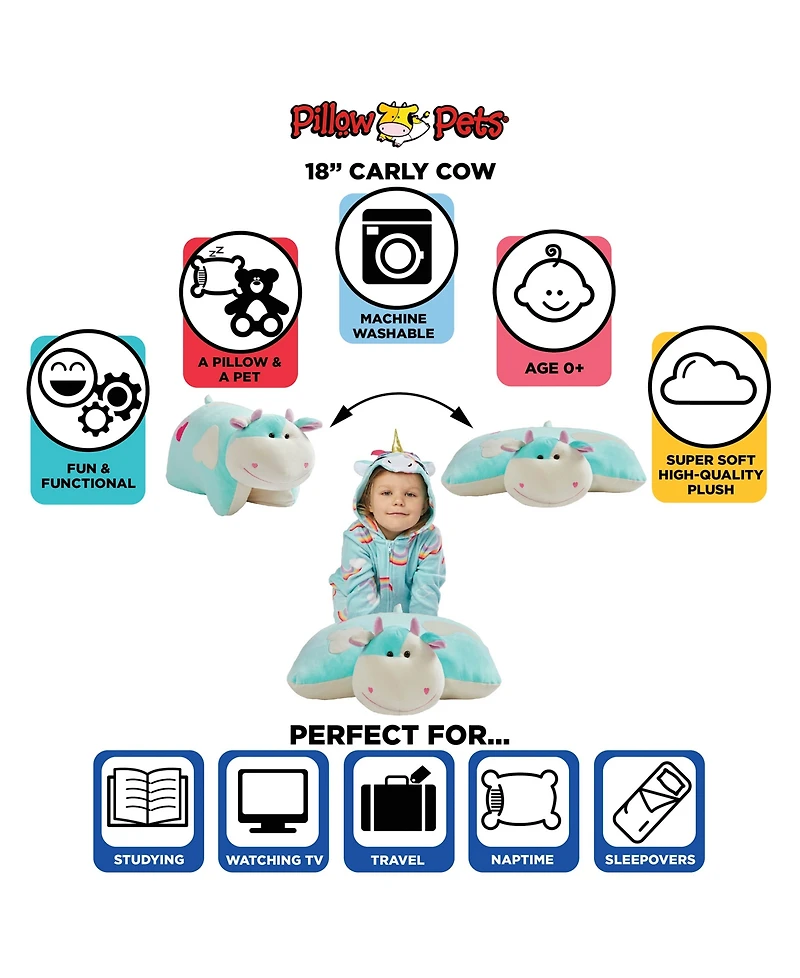 Carly Cow Pillow Pet Puff