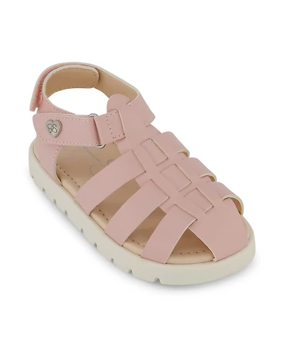 Jessica Simpson Toddler Girls Tia Fisher Puffy Bow Casual Sandals