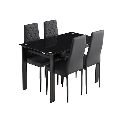 Streamdale 5-Piece Dining Table Set, Dining Table And Chair
