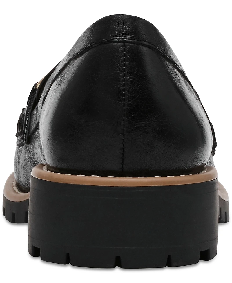 Dv Dolce Vita Women's Celeste Tailored Hardware Chain Lug Sole Loafers