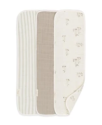 Crane Baby Cotton 3-pc. Bunny Burp Cloth Set
