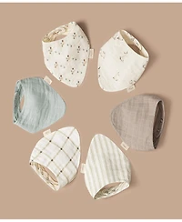 Crane Baby Cotton 3-pc. Bunny Bib Set
