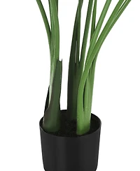 Monarch Specialties 44" Indoor Artificial Floor Bird of Paradise Tree with Black Pot