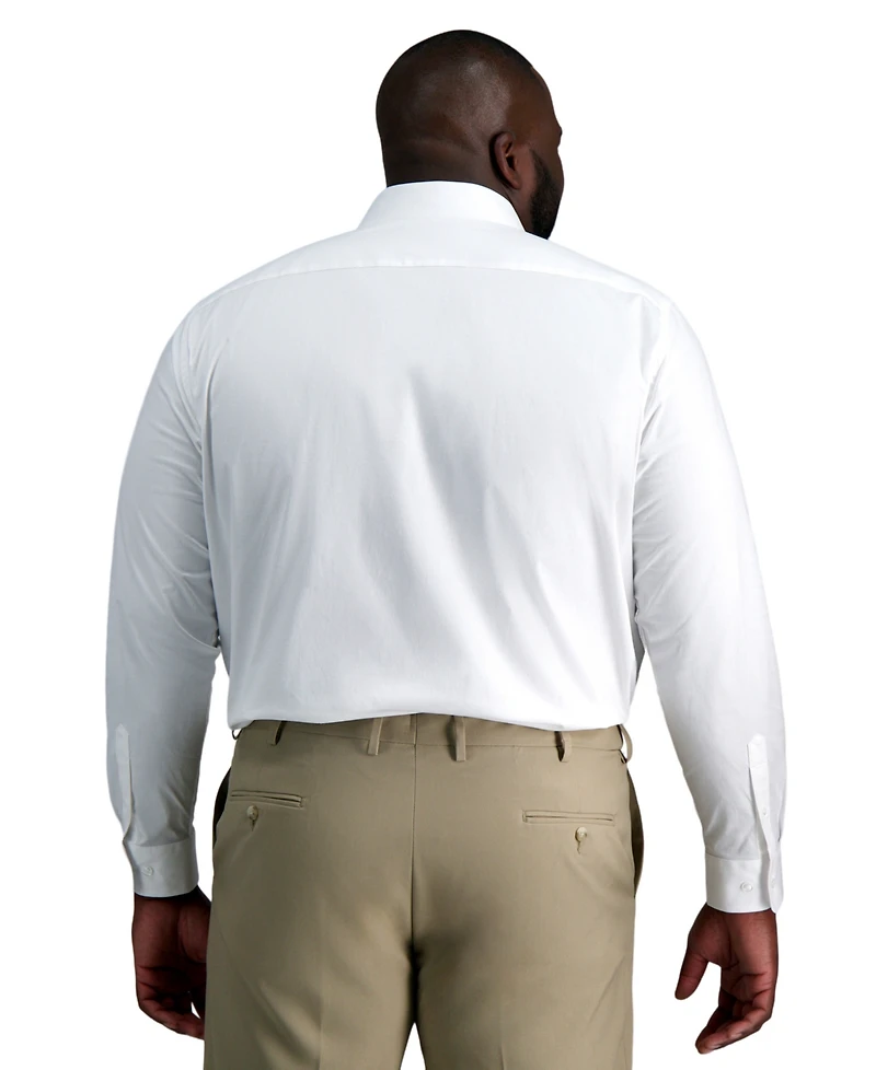 Big & Tall Haggar Men's Smart Wash Classic Fit Dress Shirt