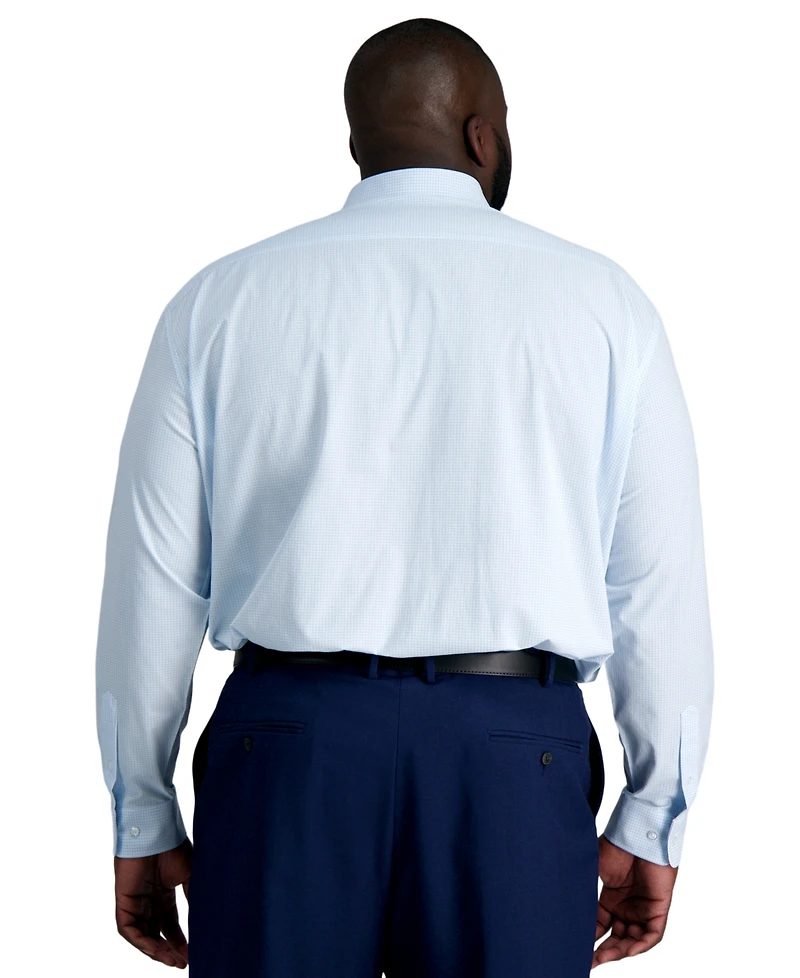 Big & Tall Haggar Men's Smart Wash Classic Fit Dress Shirt