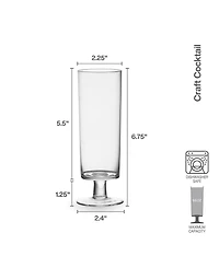 Mikasa Craft 9.5 Ounce Spritzer Glass 4-Piece Set